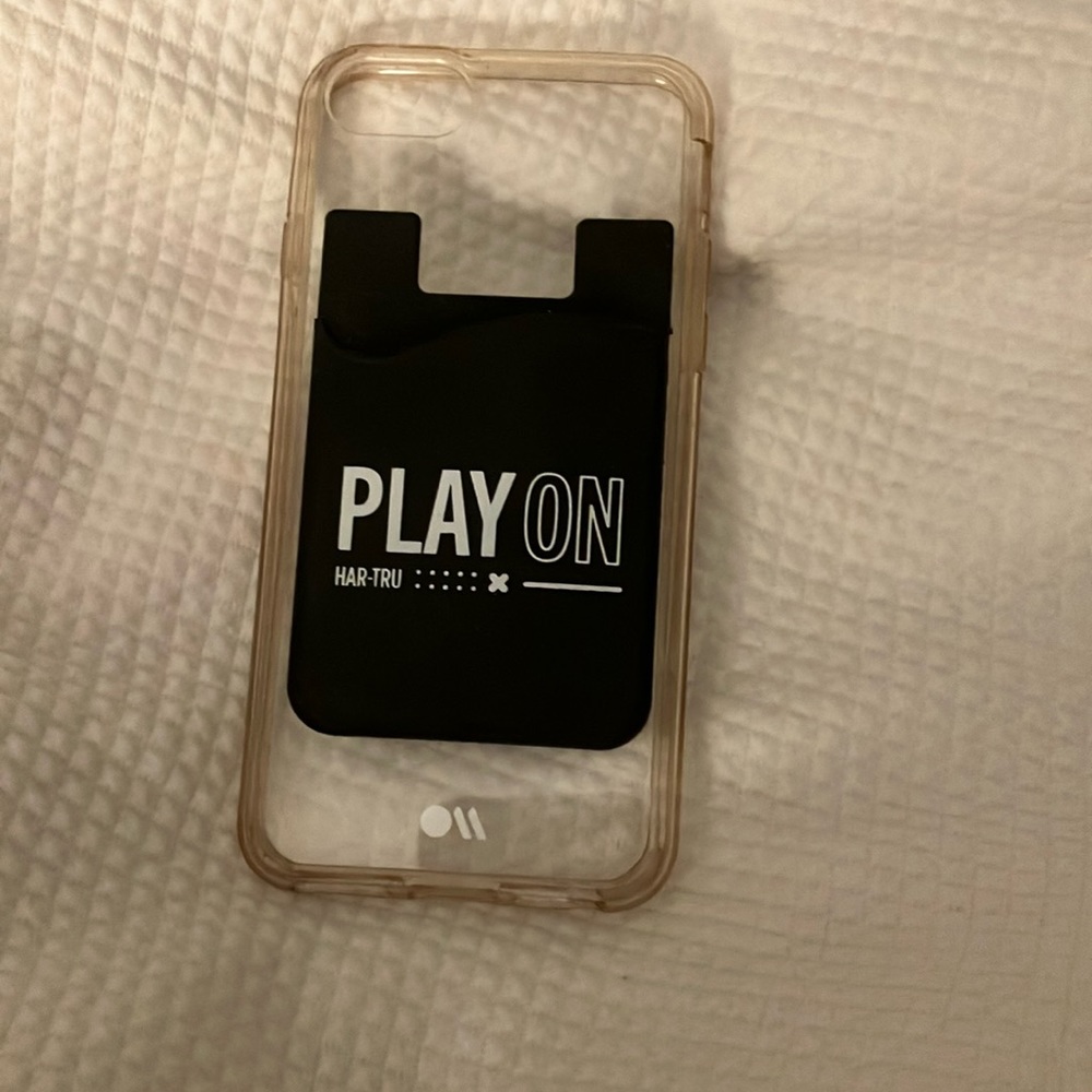 iPhone SE case with wallet